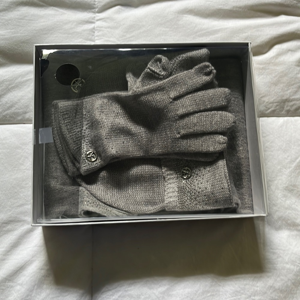 Calvin Klein Gloves,Hat , and scarf